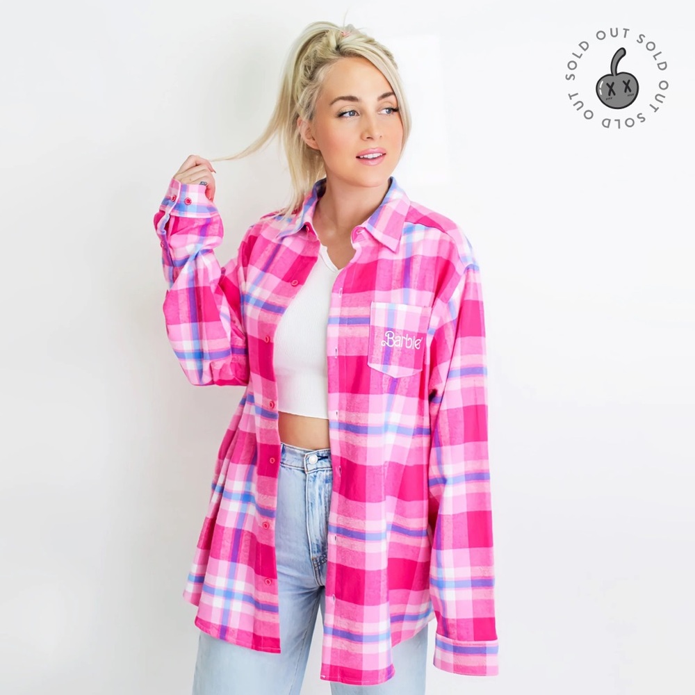 Barbie Flannel Pink Cakeworthy